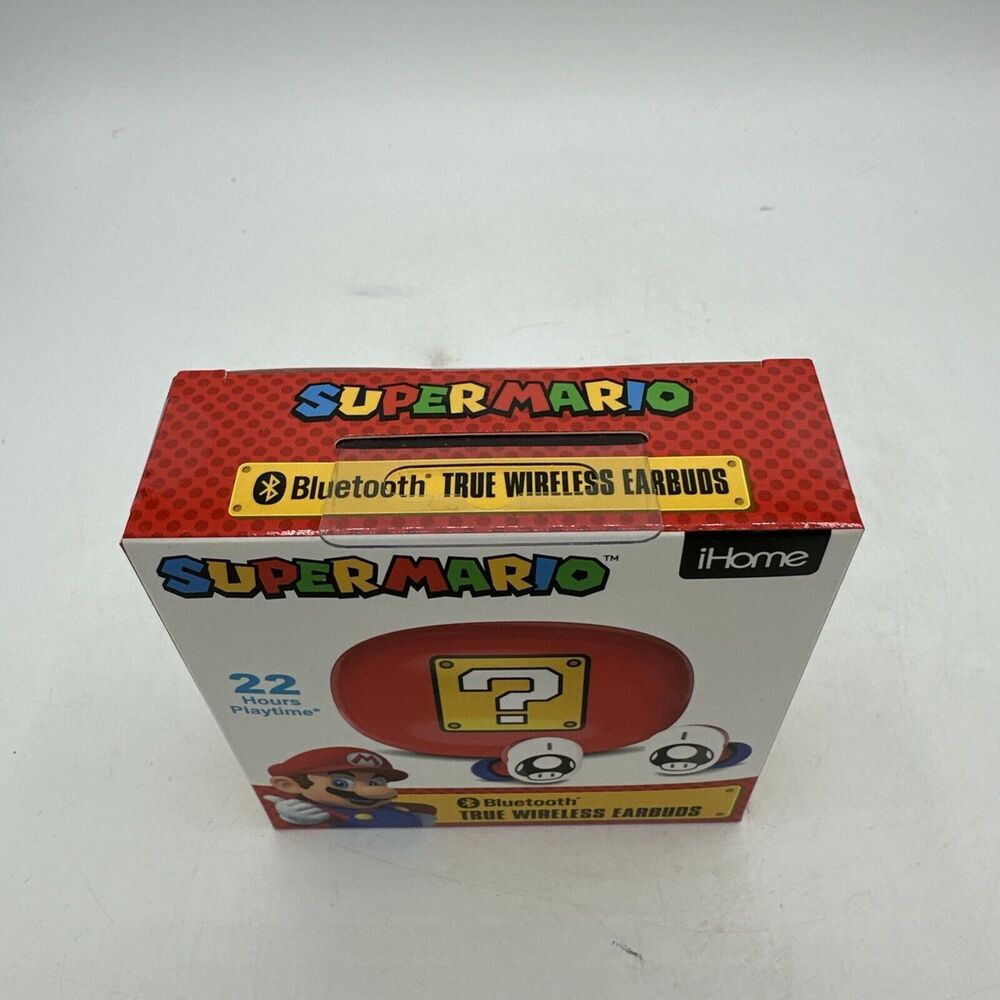 Super Mario Wireless Earbuds Bluetooth eKids Nintendo - Picture 5 of 7